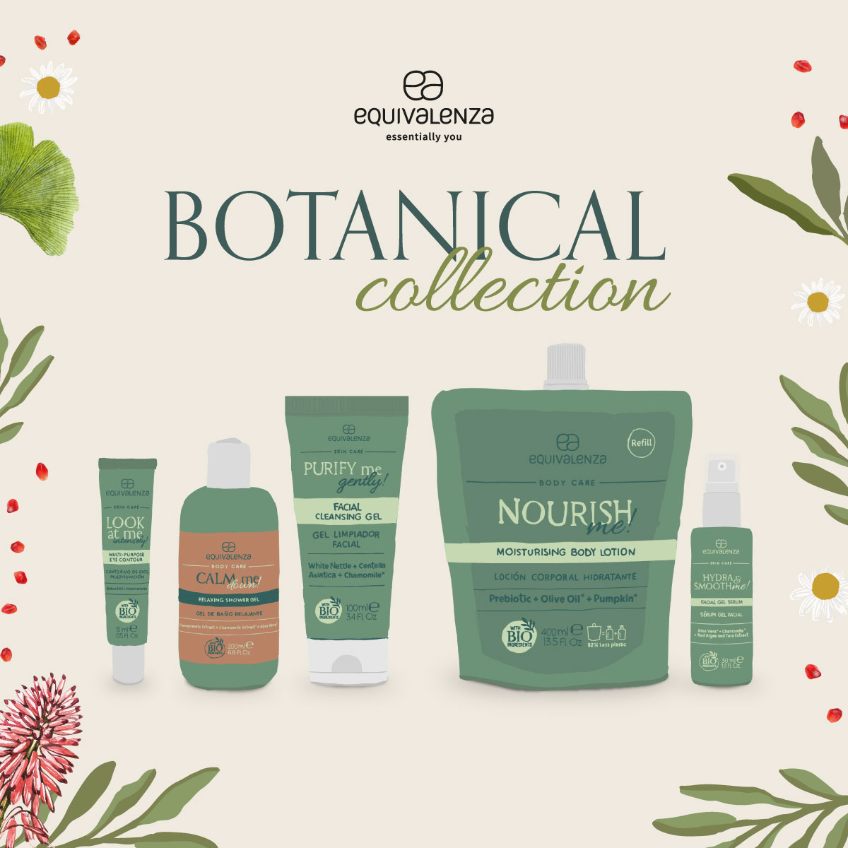 NOURISH ME! Loção corporal hidratante (RECARGA) — 2